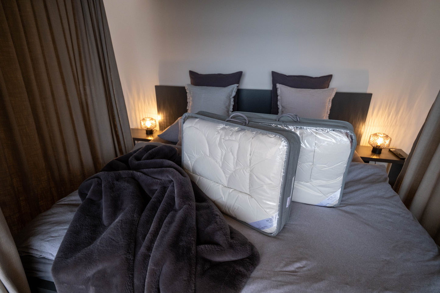 100% Bio Alpakadecke 200x135